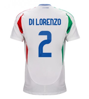 Italien Giovanni Di Lorenzo #2 Udebanetrøje EM 2024 Kort ærmer